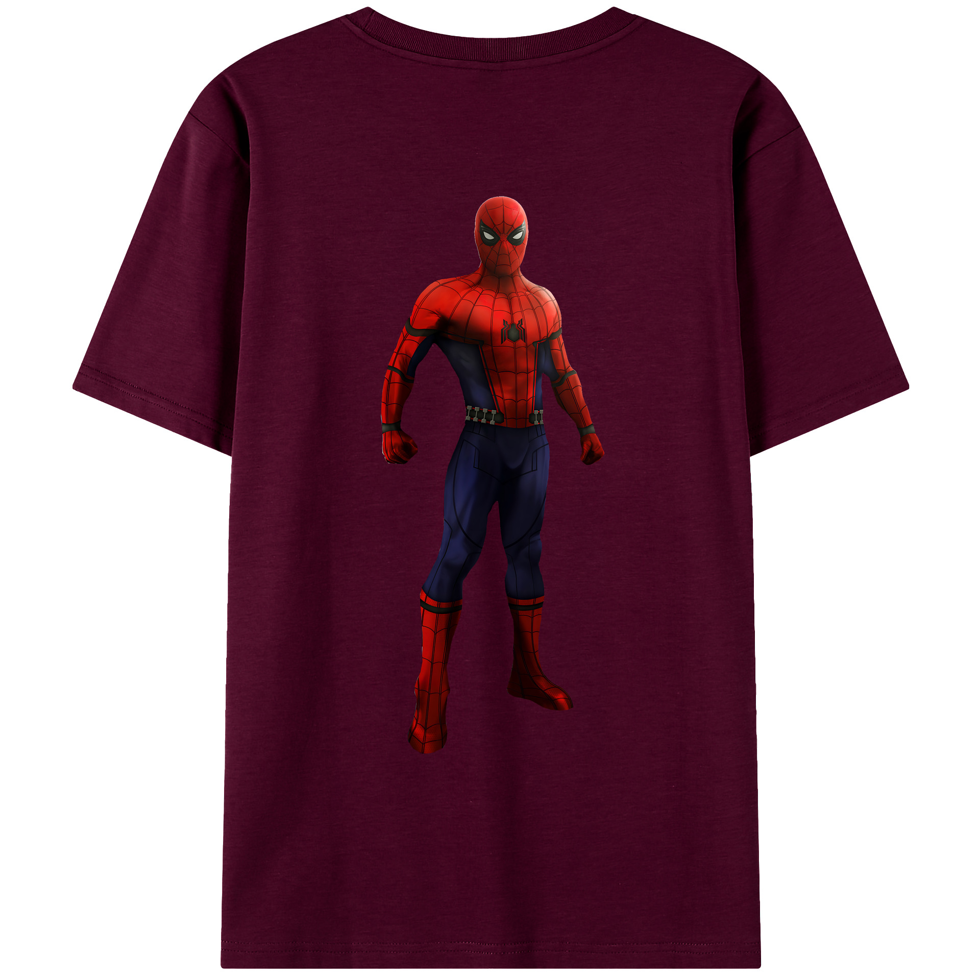 （画像用） Spider Man スパイダーマン レディース半袖Tシャツ(バックプリント)